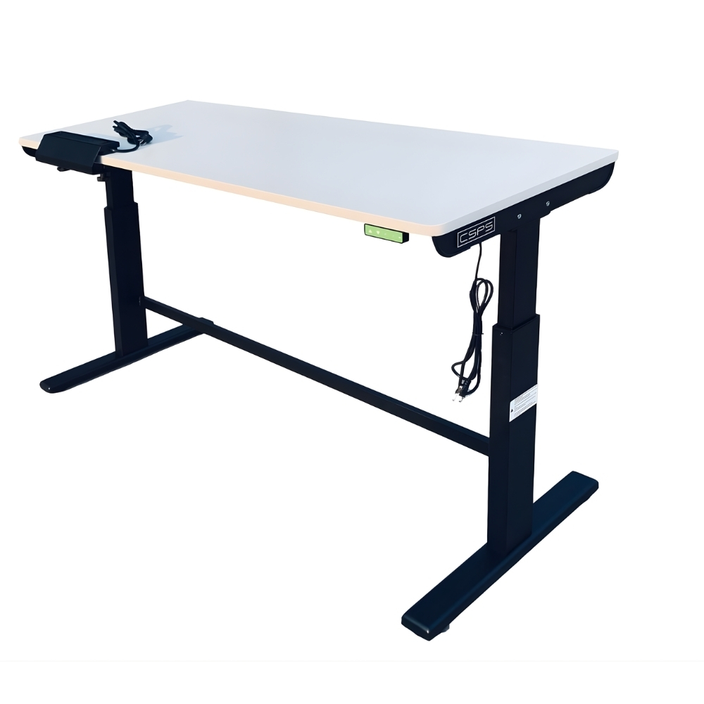 Bàn điều chỉnh chiều cao bằng điện CSPS 168cm màu đen, trắng - Ảnh 2