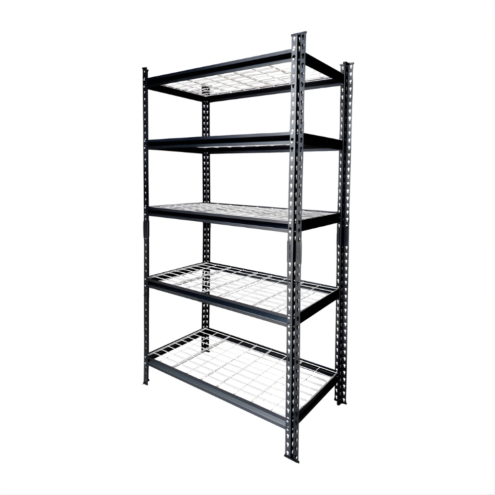 Kệ thép 5 tầng CSPS ngăn lưới 122cm màu đen, trắng - Ảnh 3