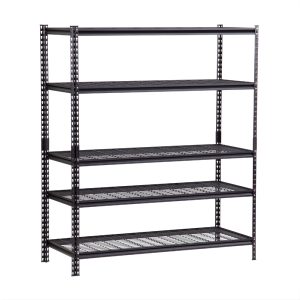 Kệ thép 5 tầng CSPS ngăn lưới 152cm màu đen, trắng