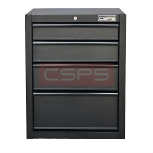 Tủ dụng cụ CSPS 61cm-04 hộc kéo màu đỏ, đen