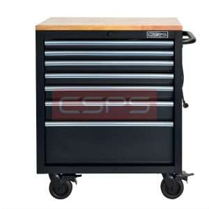 Tủ dụng cụ CSPS 76cm-07 hộc kéo tay cầm trắng, đen