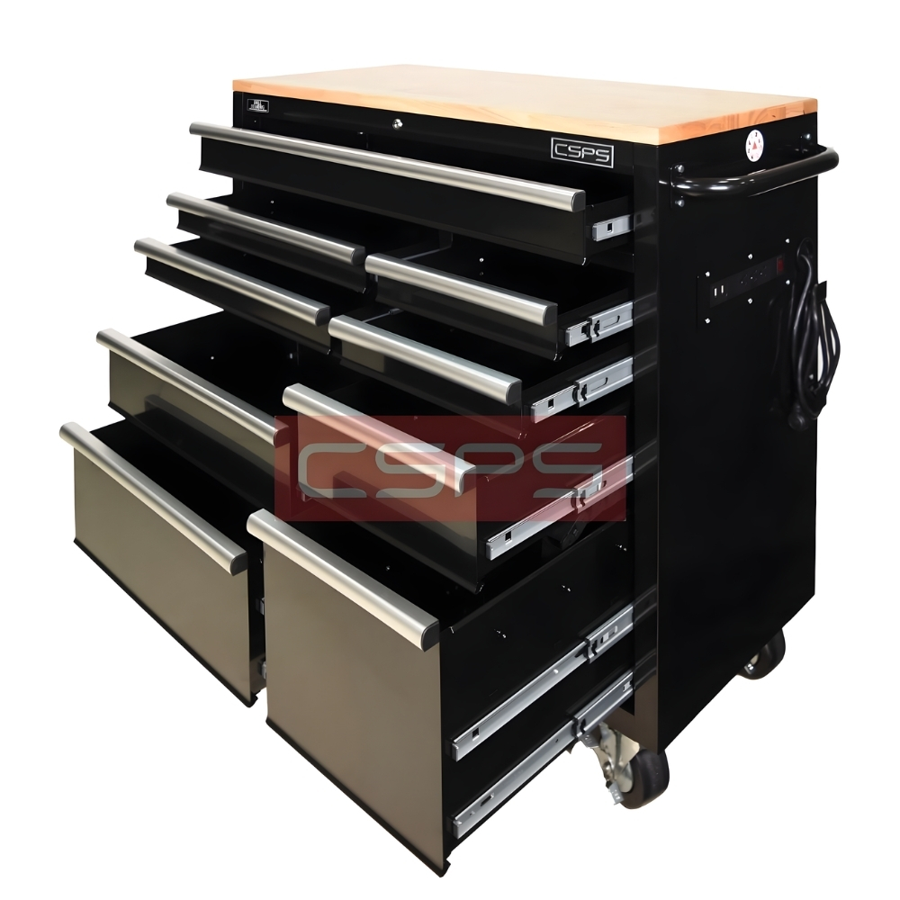 Tủ dụng cụ CSPS 104cm-10 hộc kéo có mặt ván - Ảnh 3