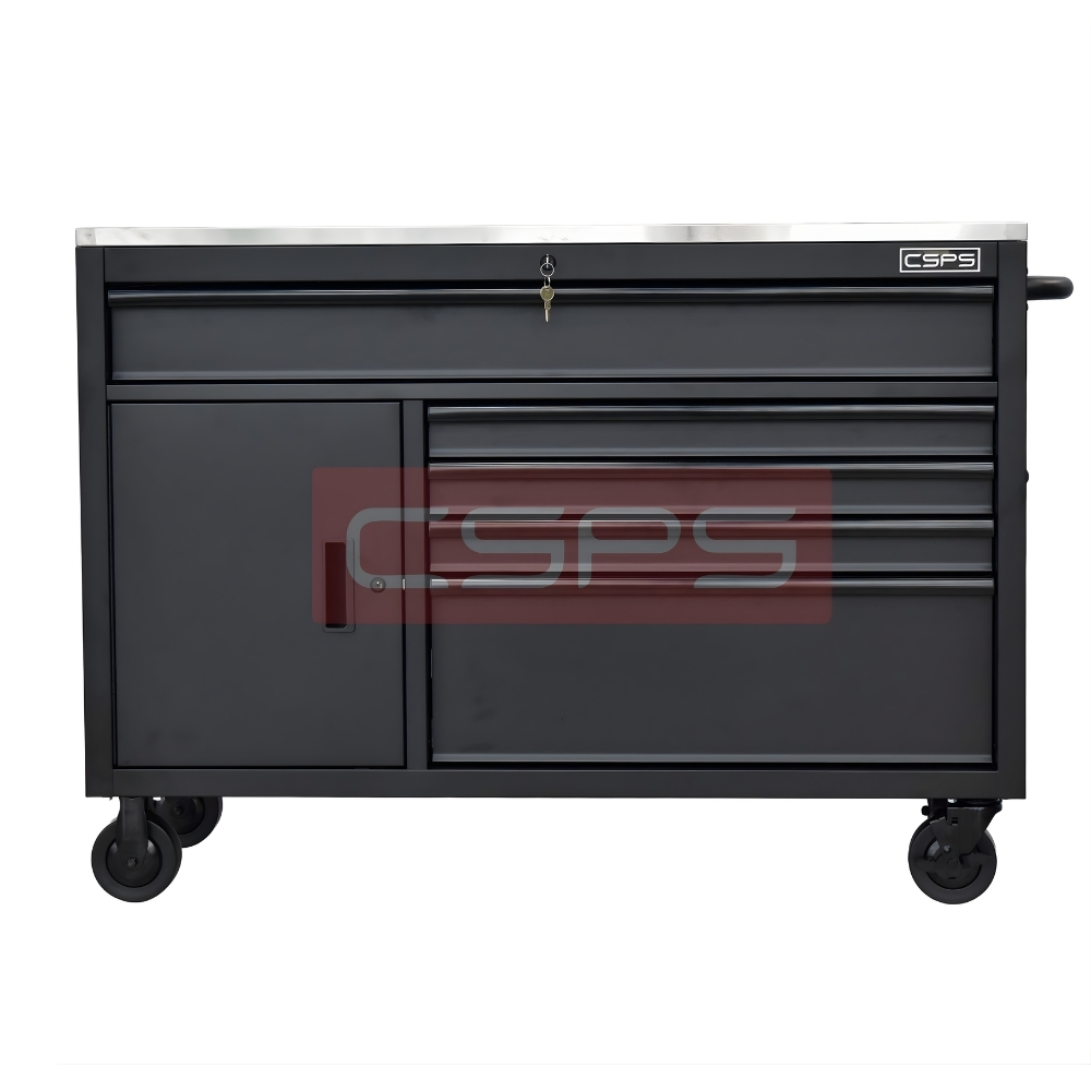 Tủ dụng cụ CSPS 132cm-05 hộc kéo màu đen