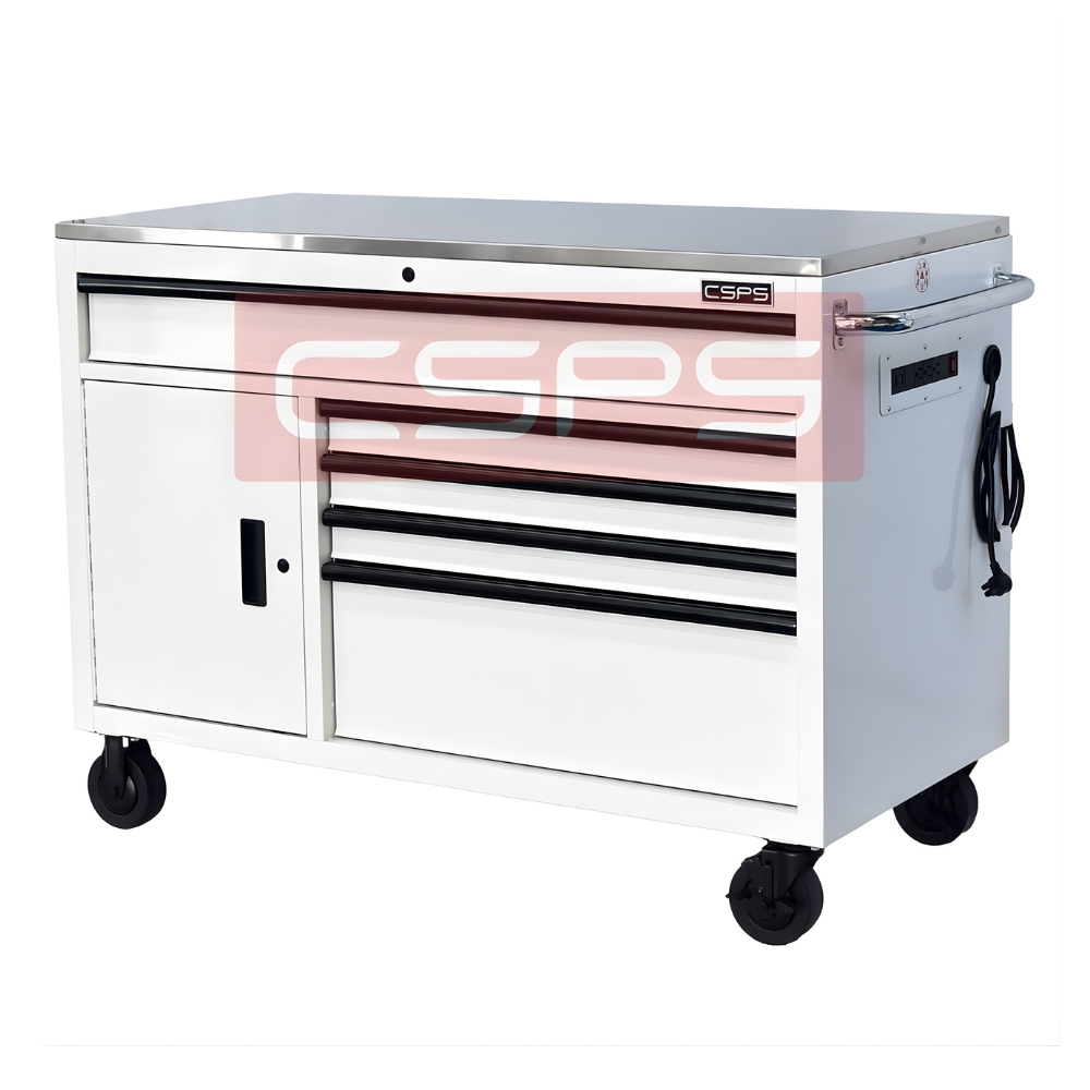 Tủ dụng cụ CSPS 132cm-05 hộc kéo màu trắng