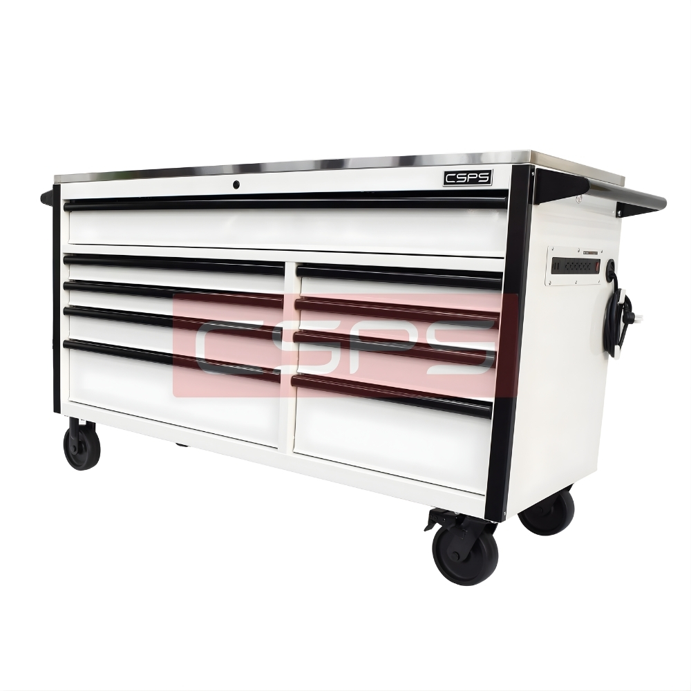 Tủ dụng cụ CSPS 152cm-09 hộc kéo màu đen, trắng - Ảnh 6
