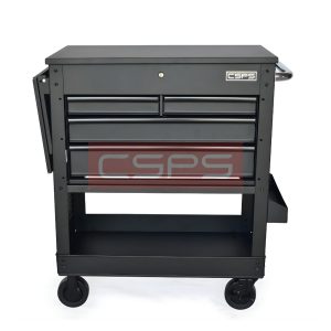 Tủ di động CSPS 84cm-04 hộc kéo tay cầm đen, trắng