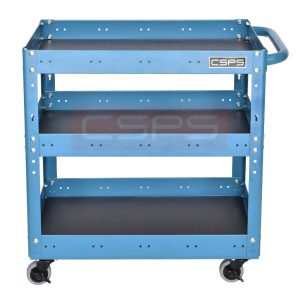 Xe đẩy CSPS 3 ngăn-71cm màu xanh