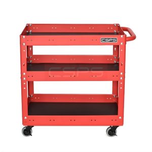 Xe đẩy CSPS 3 ngăn-71cm màu đỏ, đen