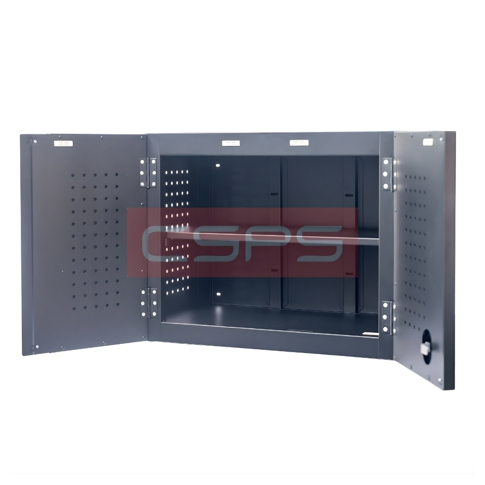 Tủ dụng cụ treo tường CSPS W61 x H45cm-01 ngăn màu đỏ, đen - Ảnh 8