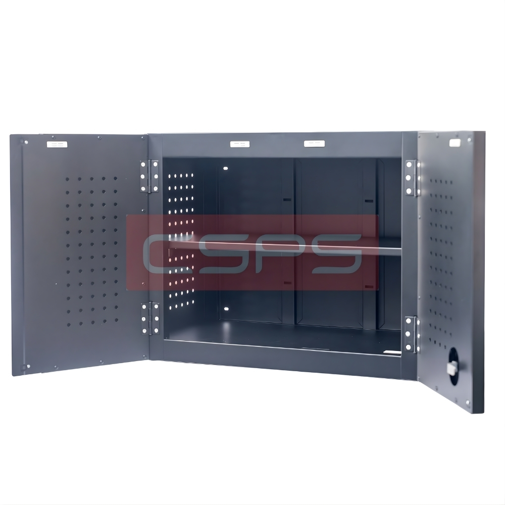 Tủ dụng cụ treo tường CSPS W61 x H61cm-01 ngăn màu đen, đỏ - Ảnh 4