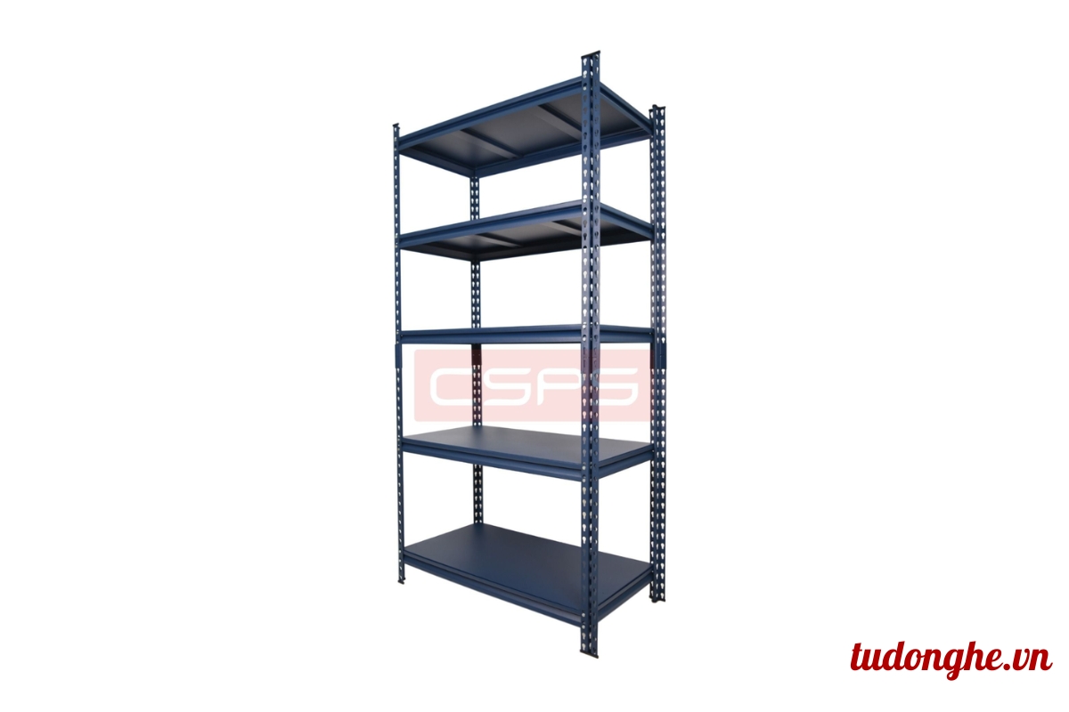 Kệ sắt V lỗ chịu tải 135kg/tầng
