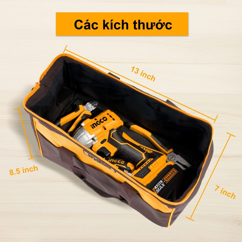 Giỏ đựng đồ nghề 13 inch Ingco HTBG281328
