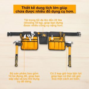 Giỏ đựng đồ nghề đeo hông Ingco HTBP02031