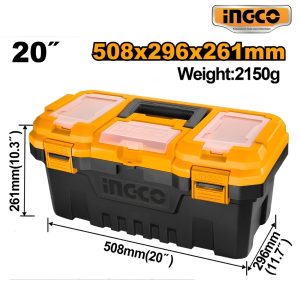 Hộp nhựa đựng dụng cụ 20 inch khóa nhựa PP Ingco PBX2001