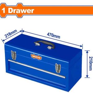 Hộp sắt đựng đồ nghề có ngăn kéo 470x218x210mm Wadfow WTB8A22