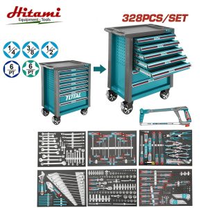 Tủ đồ nghề 7 ngăn 328 chi tiết Total THPTCS73281