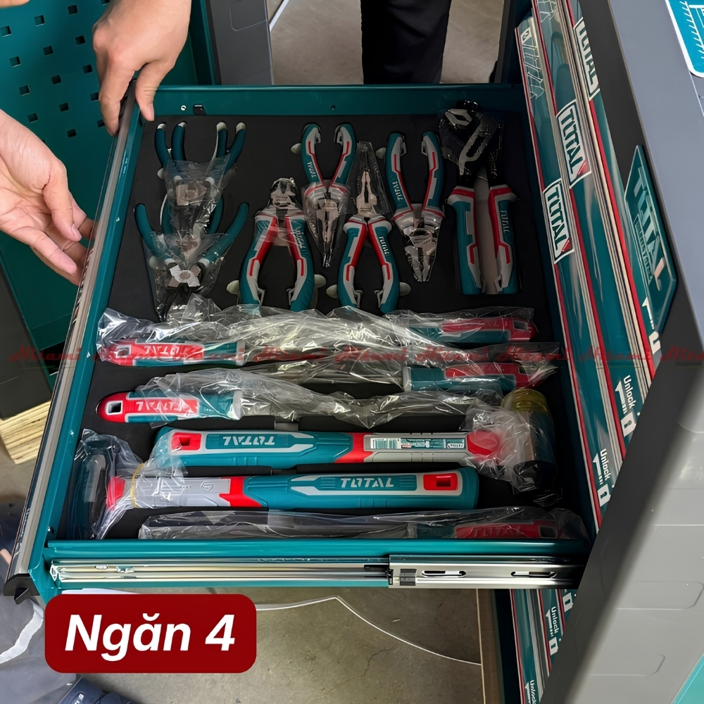 Tủ đồ nghề 7 ngăn 328 chi tiết Total THPTCS73281