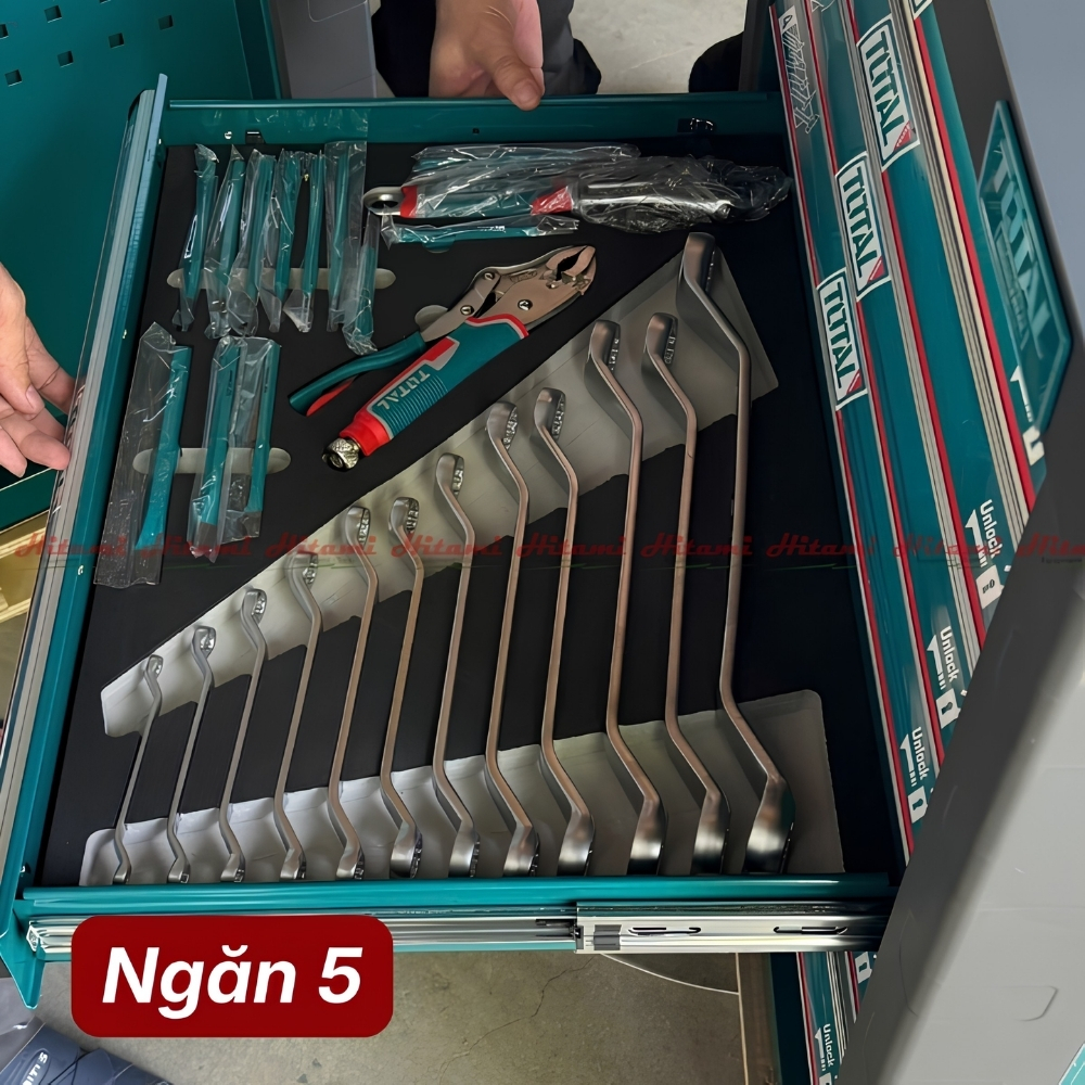 Tủ đồ nghề 7 ngăn 328 chi tiết Total THPTCS73281