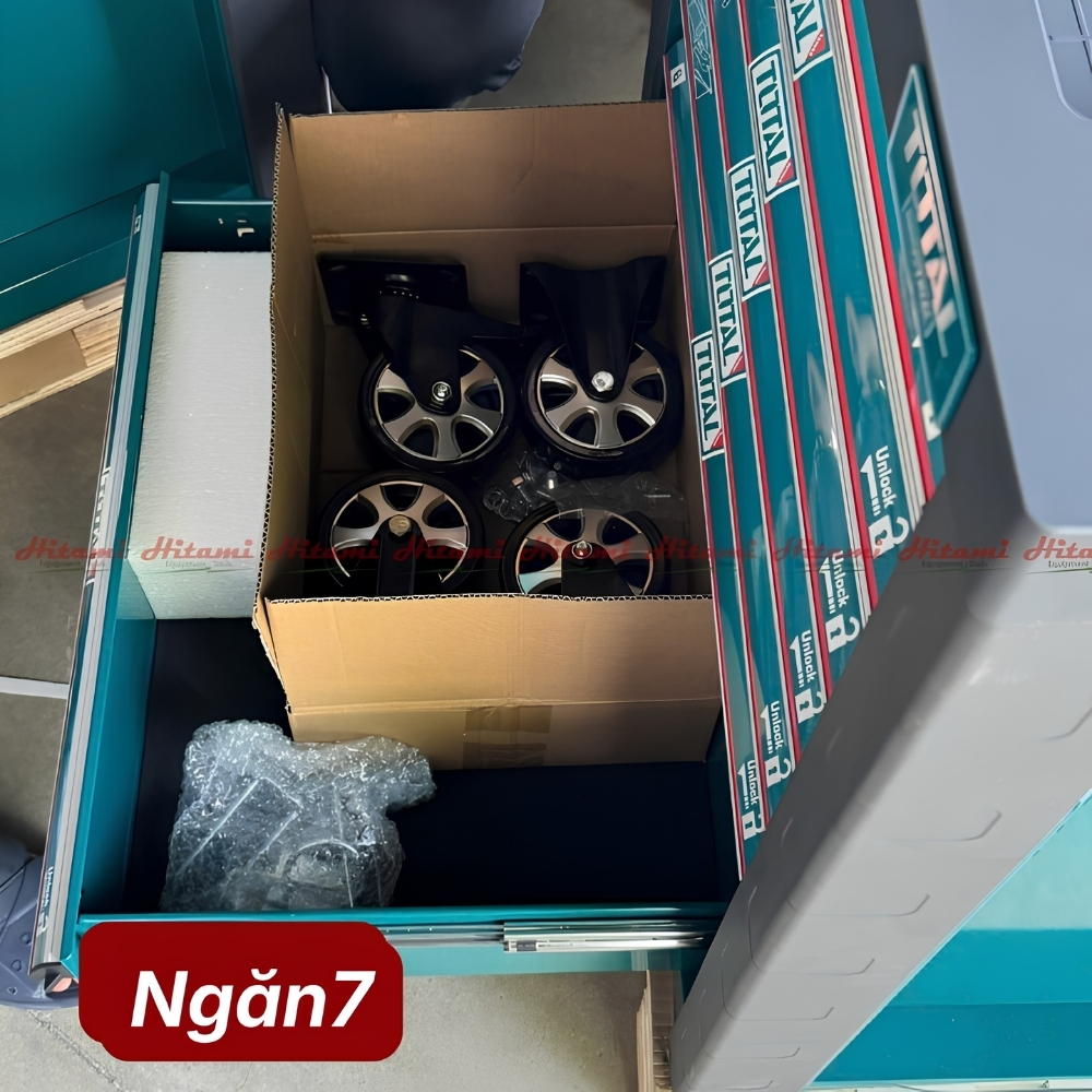 Tủ đồ nghề 7 ngăn 328 chi tiết Total THPTCS73281