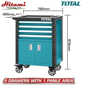 Tủ dụng cụ 4 ngăn kéo 2 cánh Total THRC01041