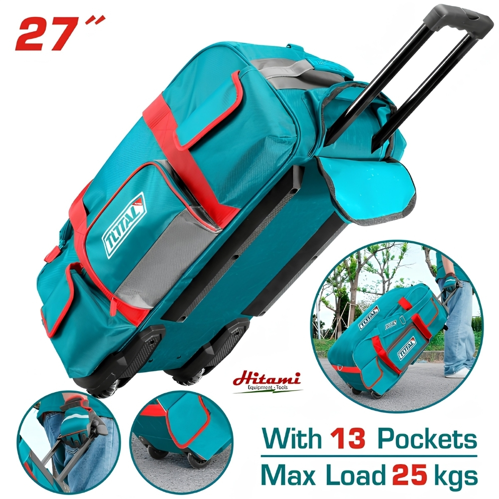 Túi đựng công cụ 27 inch có bánh xe Total THRRTB2712