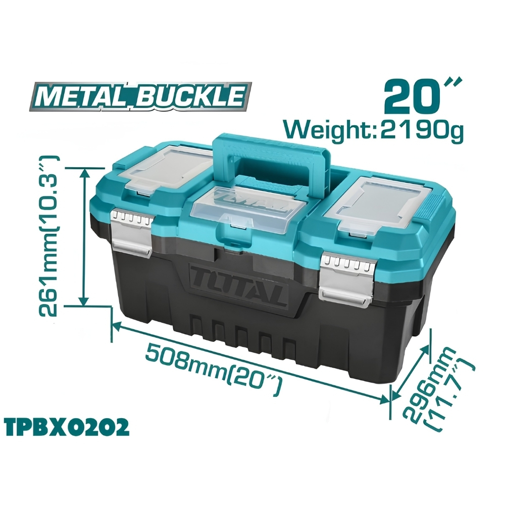 Bộ 3 hộp nhựa đựng đồ nghề Total TPBXK0032