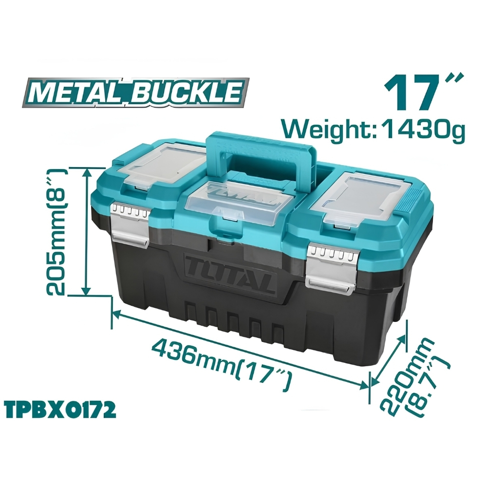 Bộ 3 hộp nhựa đựng đồ nghề Total TPBXK0032