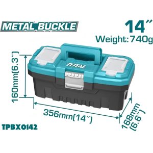 Bộ 3 hộp nhựa đựng đồ nghề Total TPBXK0032
