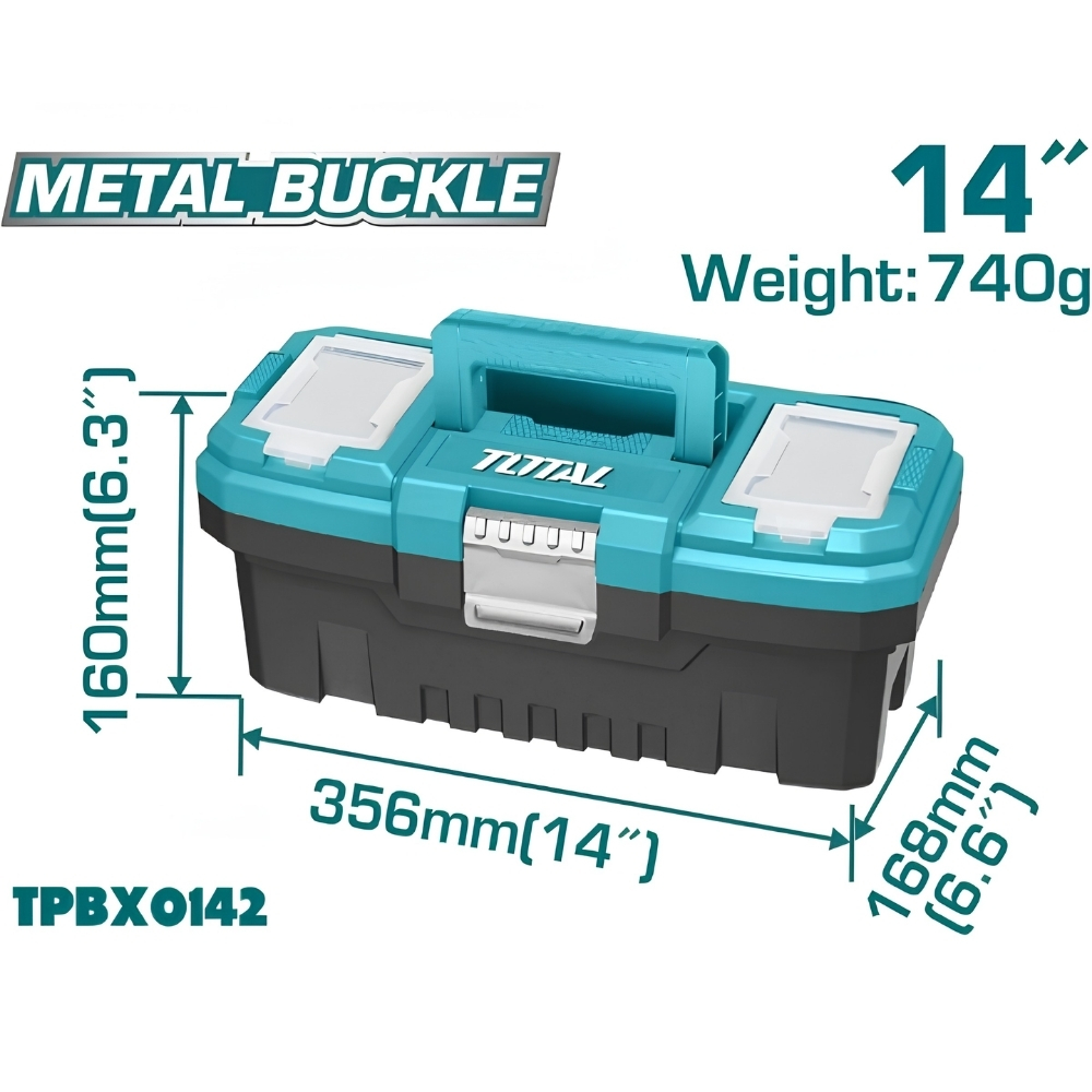 Bộ 3 hộp nhựa đựng đồ nghề Total TPBXK0032