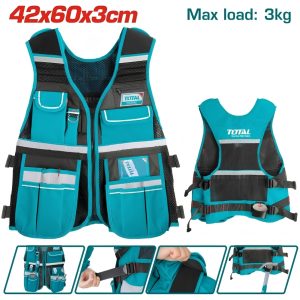 Áo gi lê đựng đồ nghề 12 túi Total TTVT1601