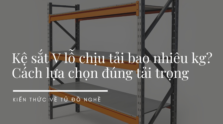 ráp kệ sắt v lỗ