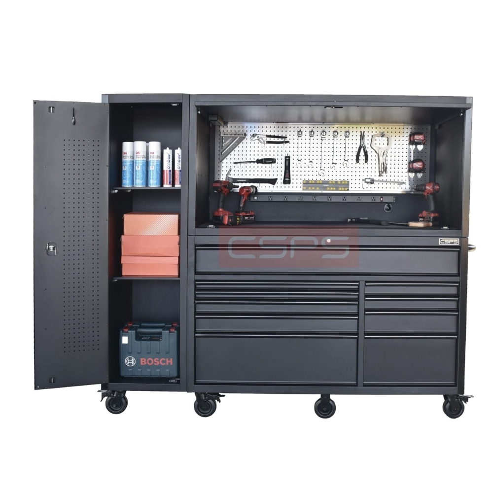 Bộ tủ dụng cụ đồ nghề CSPS 203cm-10 hộc kéo CSPS VNTC20310BB1S