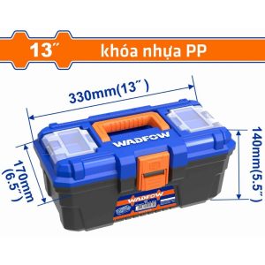 Hộp nhựa đựng dụng cụ khóa nhựa 13″ Wadfow WTB1313
