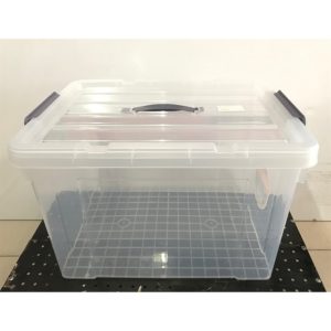 Hộp nhựa trữ kho trắng trong 33L Wadfow WTB2335