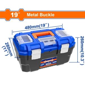 Hộp nhựa đựng dụng cụ 19″ khóa kim loại Wadfow WTB3319