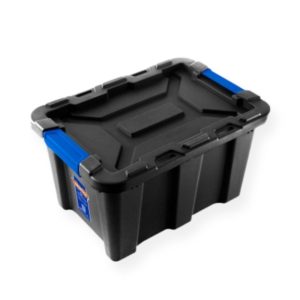 Hộp nhựa trữ kho đen 80L Wadfow WTB3380
