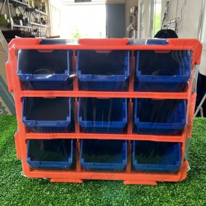 Bộ tủ gồm 9 khay nhựa (dạng hở) 380x170x320mm Wadfow WTB8330