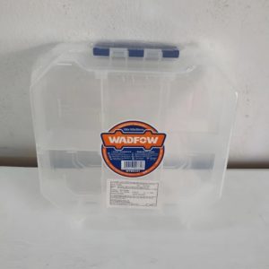 Hộp nhựa trong suốt chia 6 ngăn 180x165x50mm Wadfow WTB8341
