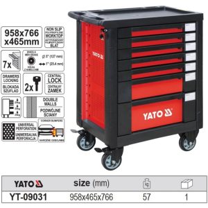 Tủ đựng đồ nghề cao cấp 7 ngăn Yato YT-09031