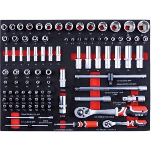 Tủ đồ nghề sửa chữa CƠ KHÍ 7 ngăn 211 chi tiết Yato YT-55290