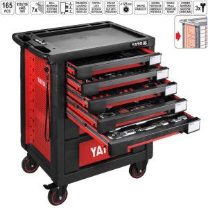 Tủ đồ nghề 7 ngăn chuyên LỐP XE 165 chi tiết Yato YT-55293