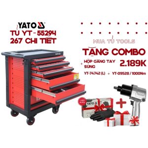 Tủ đồ nghề dành cho xe Audi 267 chi tiết Yato YT-55294