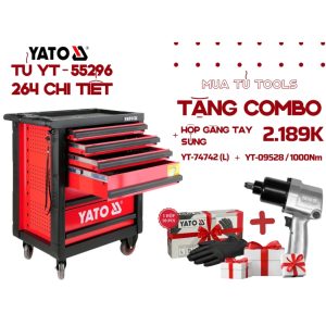 Tủ đồ nghề 264 chi tiết dành cho xe Mercedes Benz Yato YT-55296