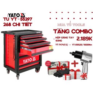 Tủ đồ nghề 268 chi tiết dành cho xe Porsche Yato YT-55297