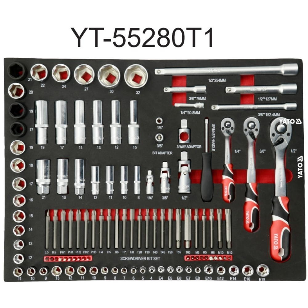 Tủ đồ nghề cao cấp 217 chi tiết Yato YT-55303