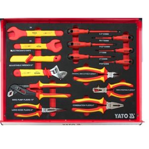 Tủ đồ nghề cách điện sửa chữa Ô TÔ ĐIỆN 70 chi tiết Yato YT-55305