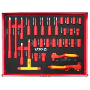 Tủ đồ nghề cách điện sửa chữa Ô TÔ ĐIỆN 70 chi tiết Yato YT-55305
