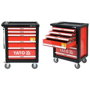 Tủ đồ nghề 6 ngăn 185 chi tiết CƠ BẢN Yato YT-55307