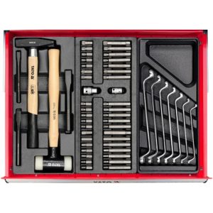 Tủ đồ nghề 6 ngăn 185 chi tiết CƠ BẢN Yato YT-55307