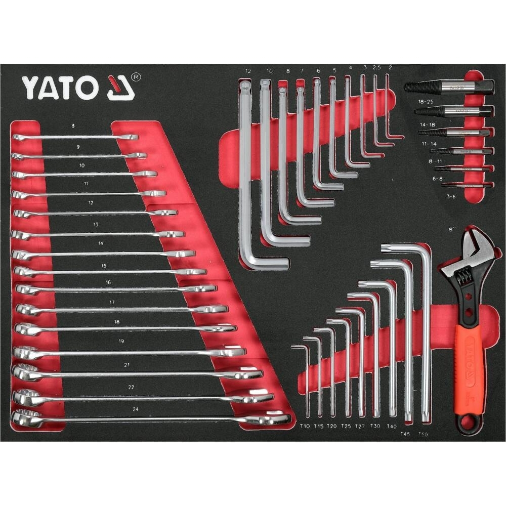 Tủ đồ nghề 7 ngăn DIY 157 chi tiết Yato YT-55308